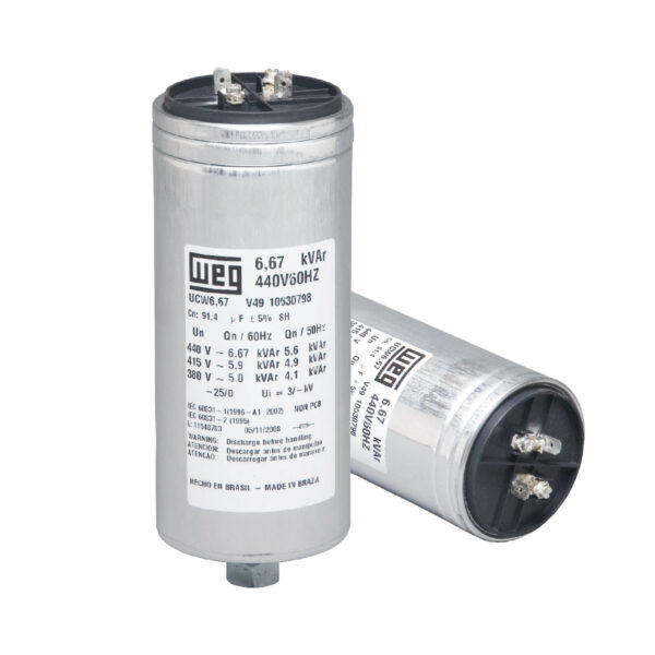 CAPACITOR WEG CFP 2,5KVAR 380V UCW2,5V40 J6 60HZ 13497628
