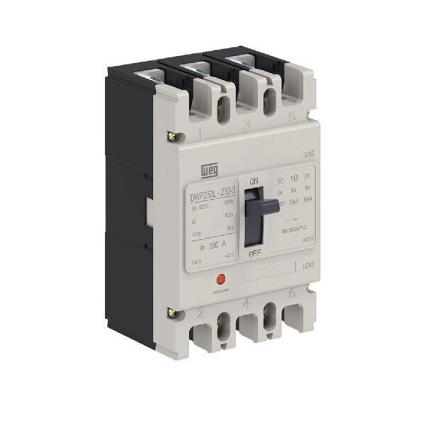 DISJUNTOR CAIXA MOLDADA WEG DWP250L-200-3 14256837